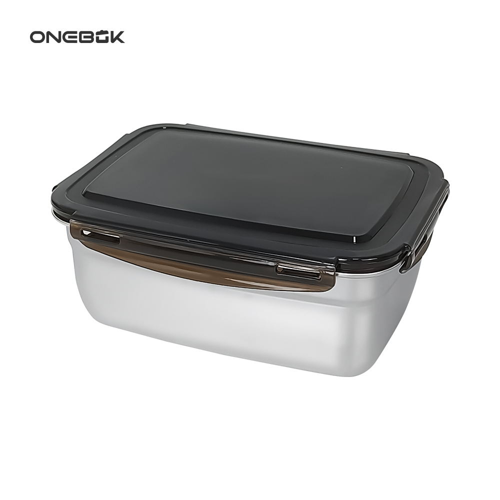 ONEBOK 스테인레스 밀폐용기 직사각형 1850ml 상세이미지