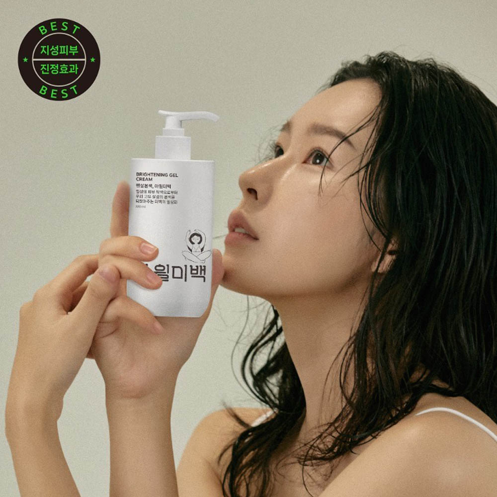 아윌미백 브라이트닝 젤 크림 300ml (미백진정) 상세이미지
