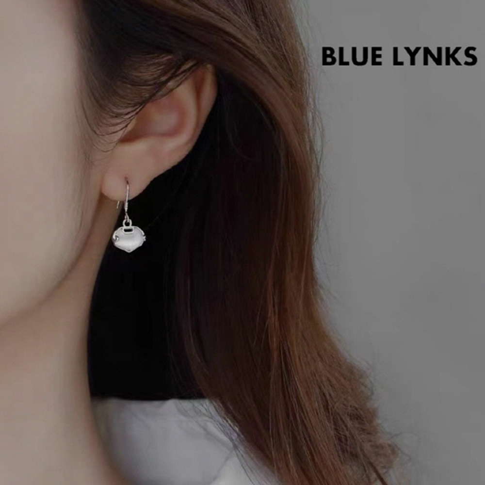 블루링스 실버 S925 럭키락 귀걸이 BLM-TNE01 상세이미지