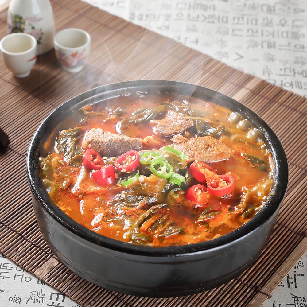 전국 120개 프렌차이즈 맛집 정통 가마솥 수제 얼큰소고기국밥 630g 상세이미지
