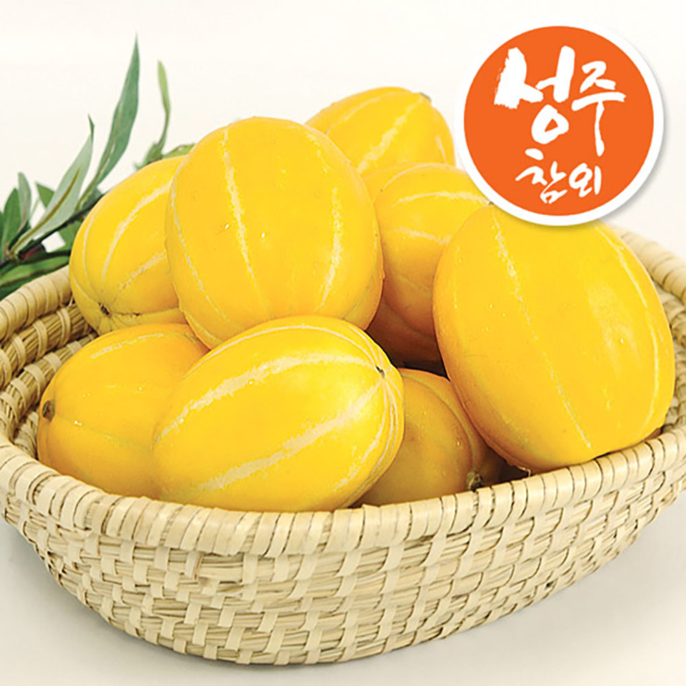 더기다림 성주 꿀참외 (정품) 선물용 4.5kg (14-18과) 로얄과 상세이미지
