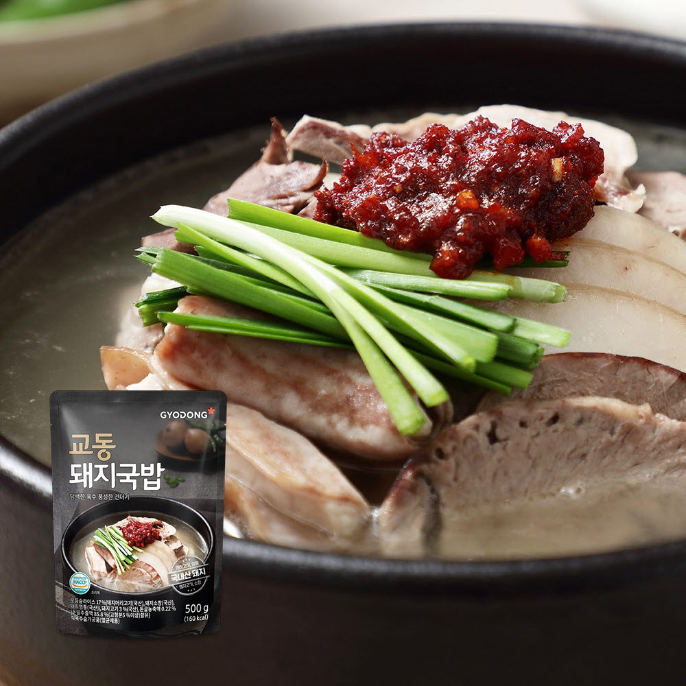 교동 돼지국밥 500g 7팩 상세이미지