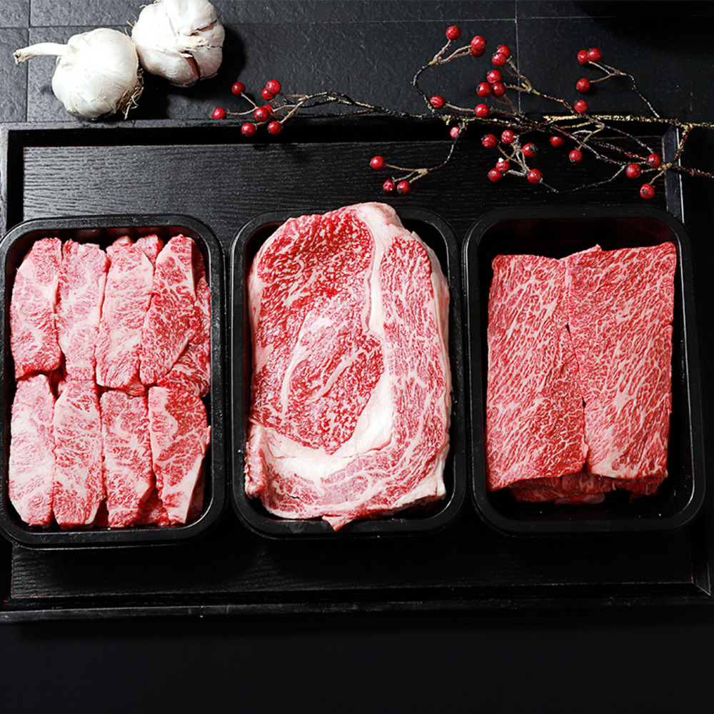 우아한한끼 한우 소고기 1++ 모듬 C세트 800g 상세이미지