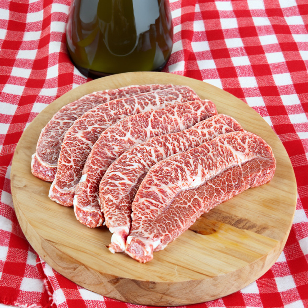 우아한한끼 소고기 한우 투뿔 부채 200g 2개 상세이미지