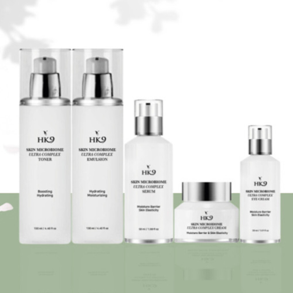 에이치케이9 스킨 마이크로바이옴 울트라 콤플렉스 5종세트(크림50ml+세럼50ml+아이크림30ml+토너130ml+에멀전130ml) 상세이미지